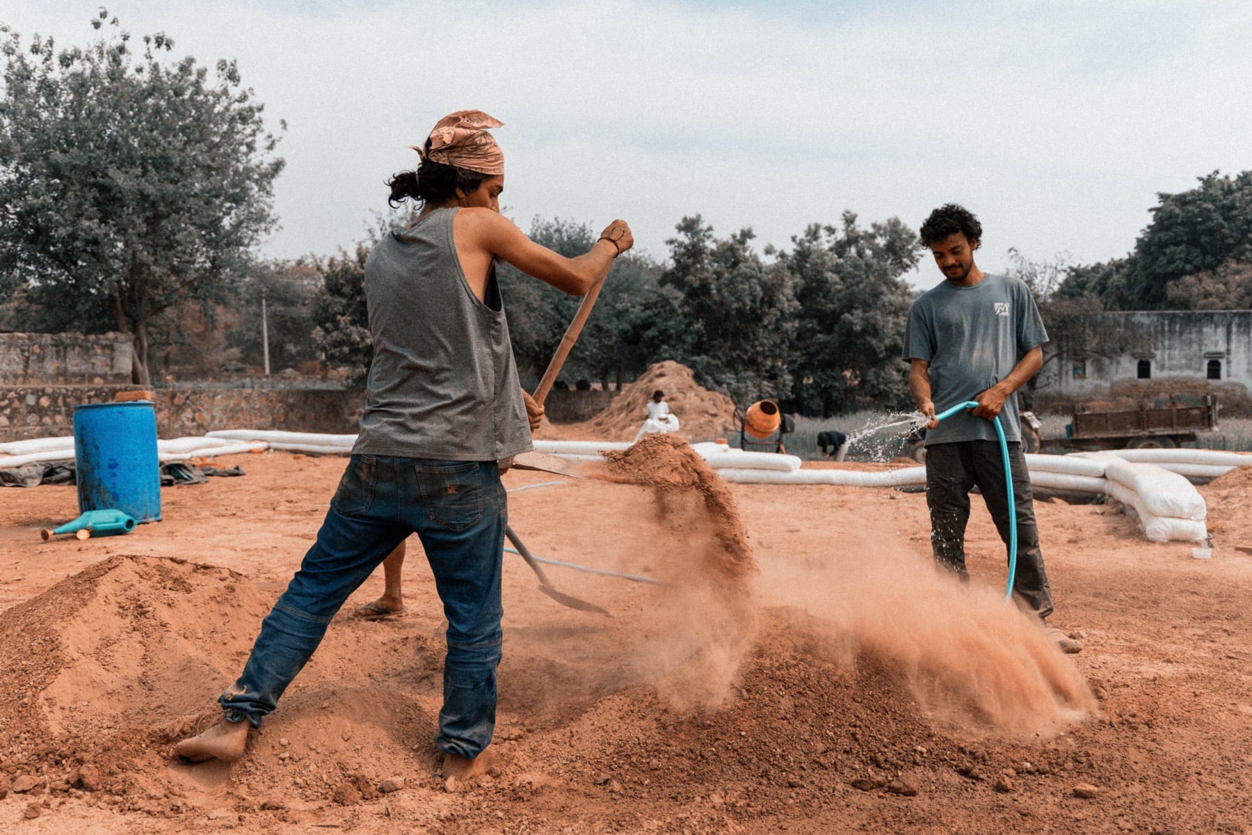 Mixing the earth